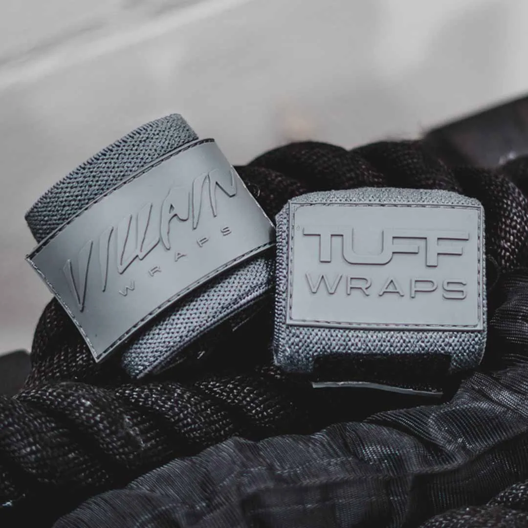 16" Villain Wrist Wraps - Solid Gray