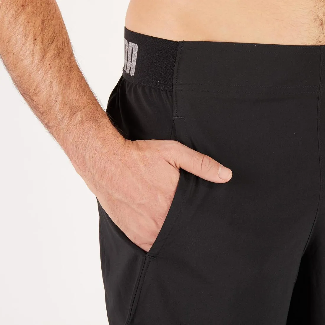 2-In-1 Cardio Fitness Shorts - Black/Red