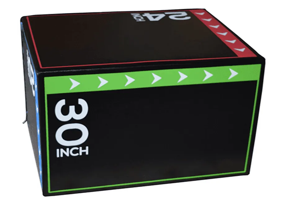 3 in 1 - 20"x24"x30" Foam Plyometric Box Jumping Exercise