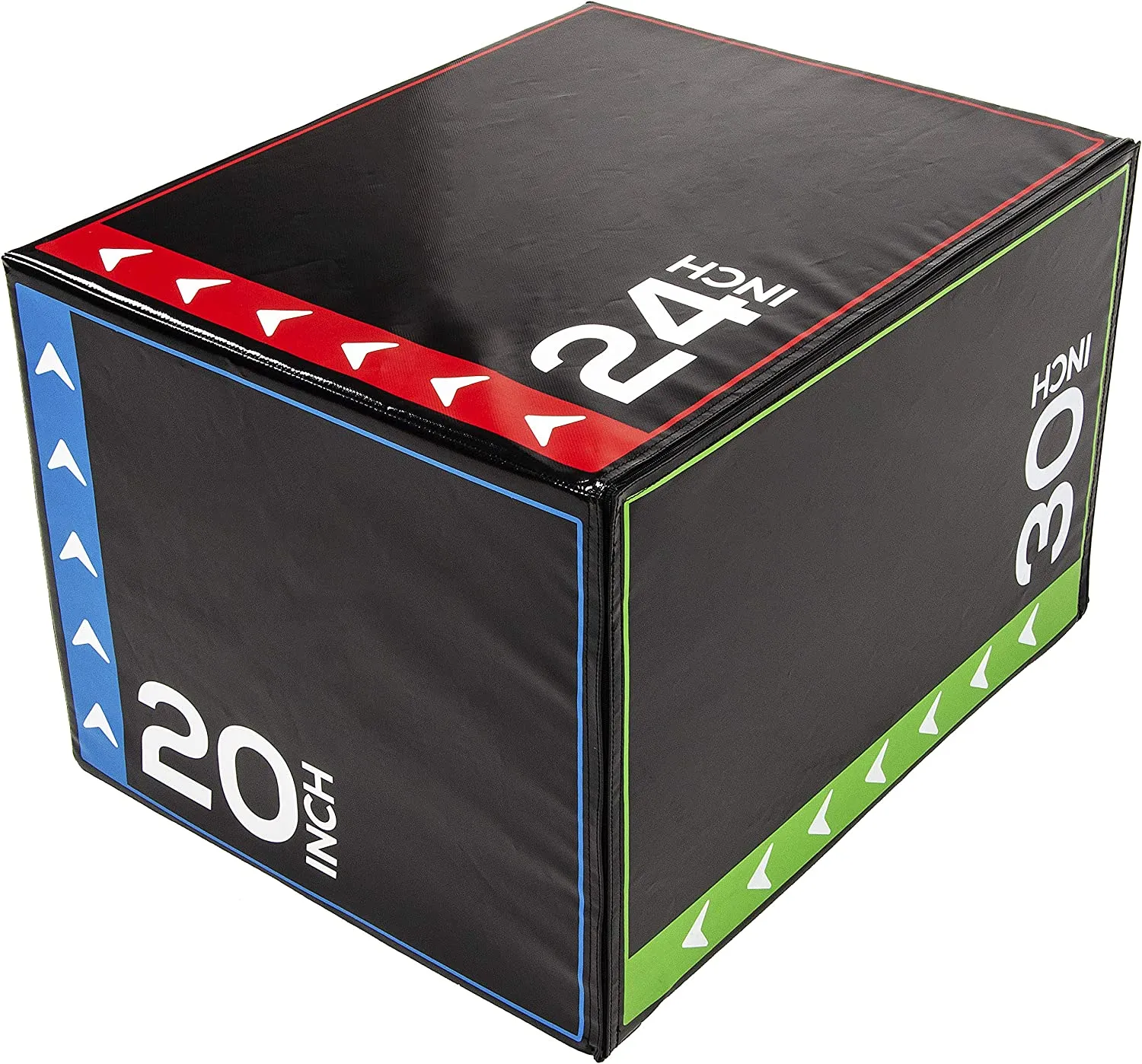 3 in 1 - 20"x24"x30" Foam Plyometric Box Jumping Exercise