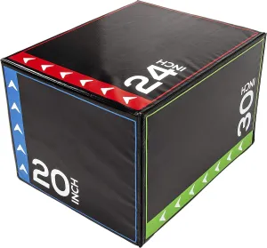 3 in 1 - 20"x24"x30" Foam Plyometric Box Jumping Exercise