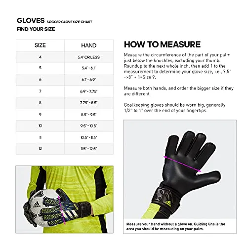 adidas Adult Nemeziz Training Soccer Goalkeeper Gloves , Active Red/Silver Metallic/Solar Red , 12