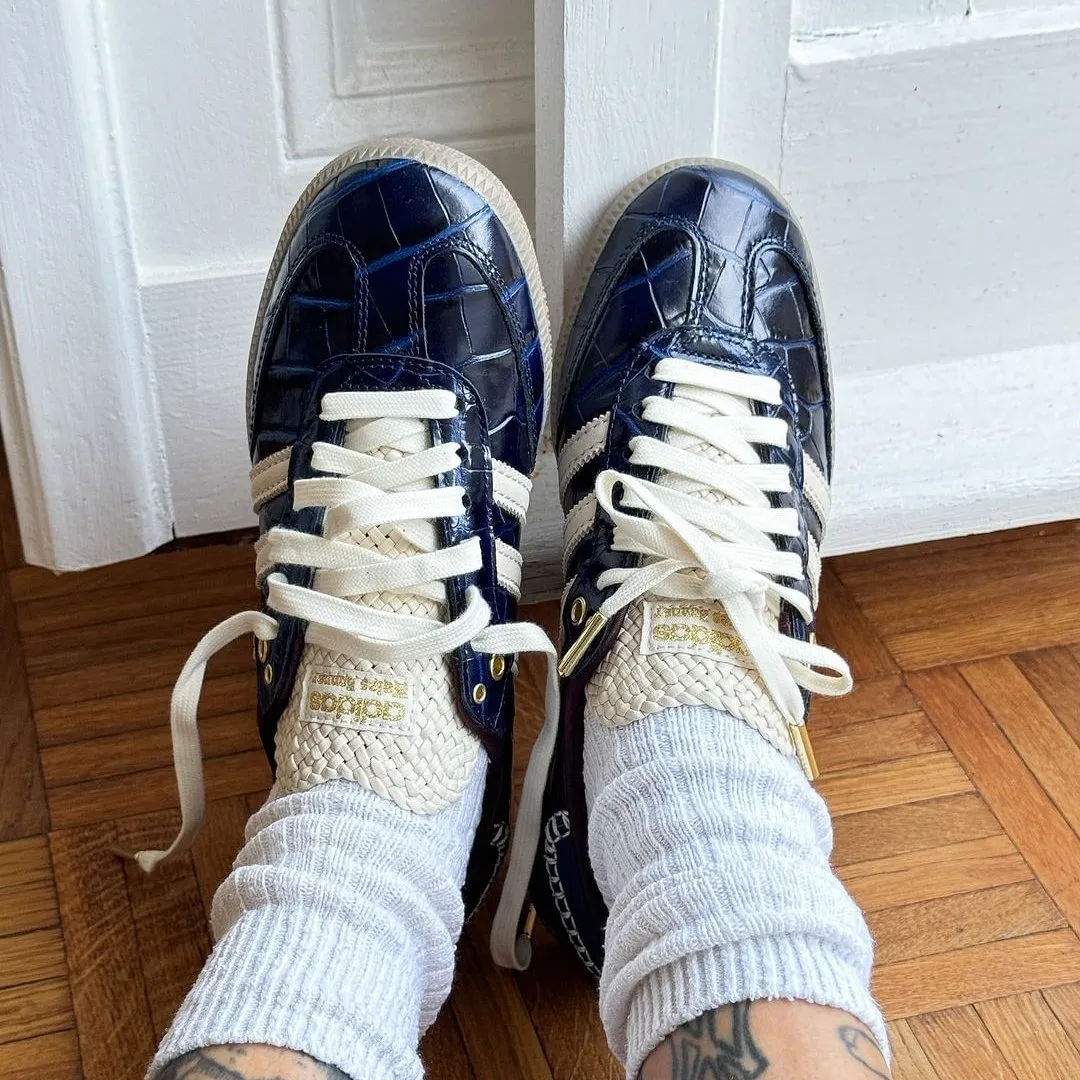 Adidas Samba Wales Bonner Navy Croc