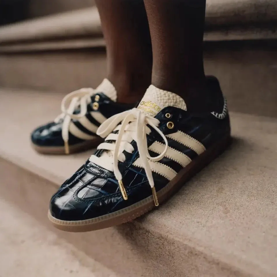 Adidas Samba Wales Bonner Navy Croc