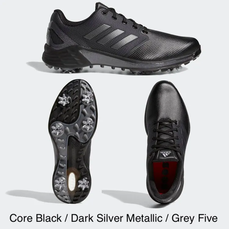 Adidas ZG21 Golf Shoes 8.0 Core Black / Dark Silver Metall Medium