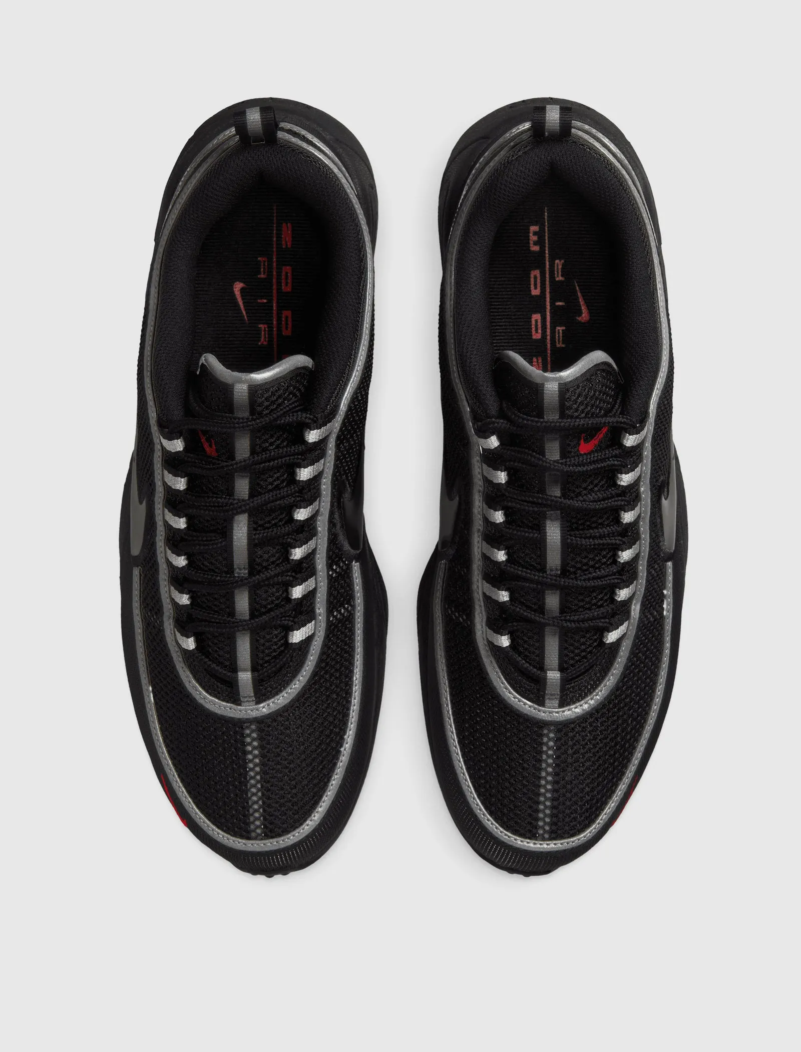 AIR ZOOM SPIRIDON "BLACK/METALLIC SILVER"