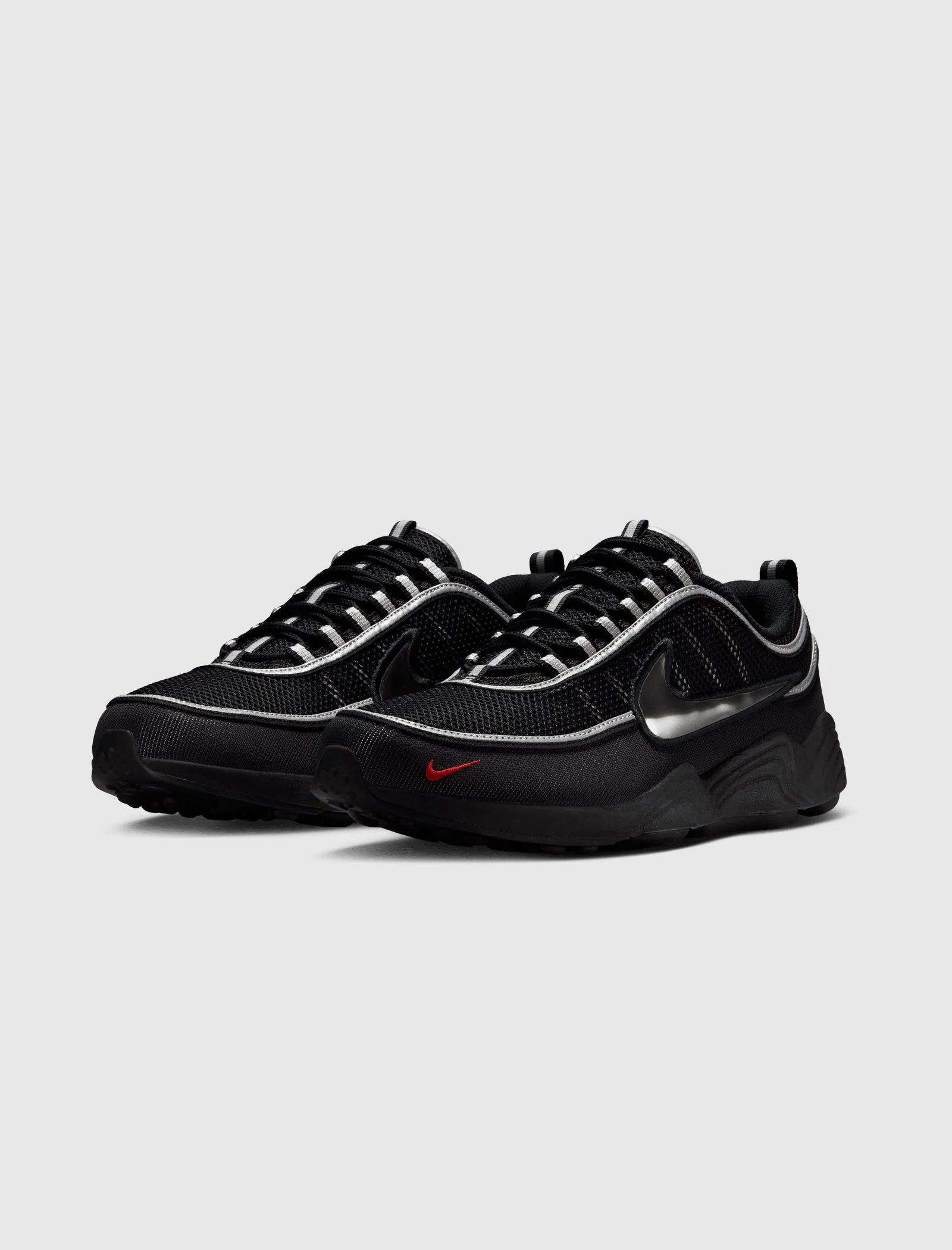 AIR ZOOM SPIRIDON "BLACK/METALLIC SILVER"