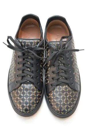 Alaia Laser Cut Leather Sneaker