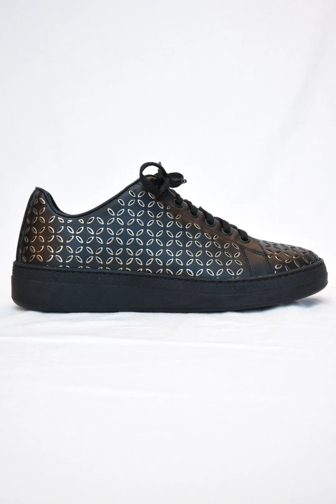 Alaia Laser Cut Leather Sneaker