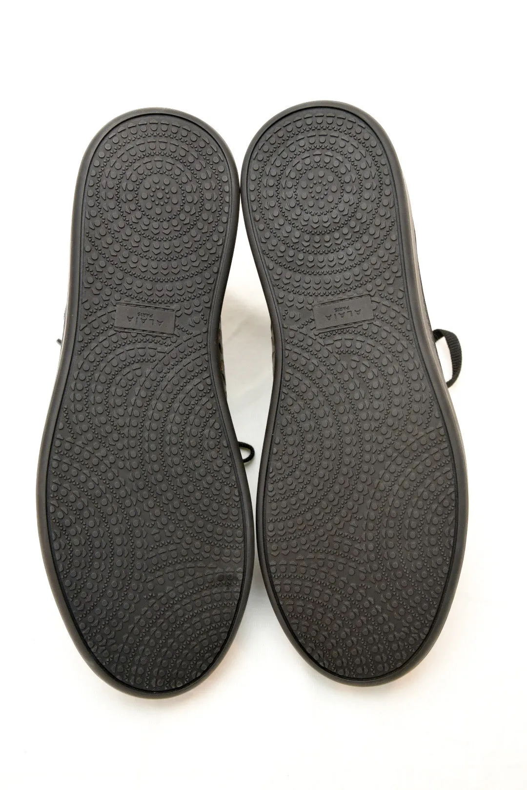 Alaia Laser Cut Leather Sneaker