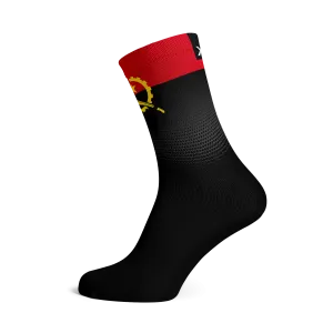 Angola Flag Socks