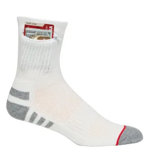 Ankle Pocket Socks, White