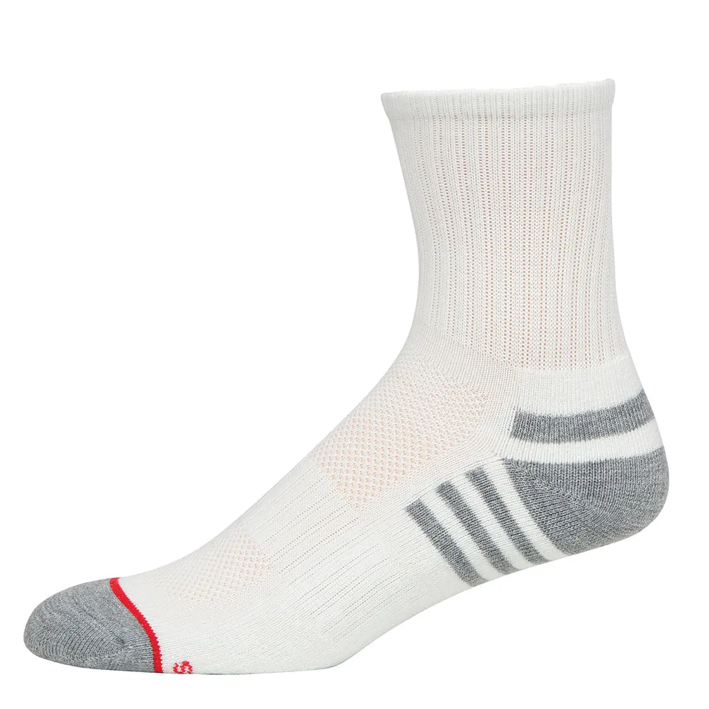 Ankle Pocket Socks, White
