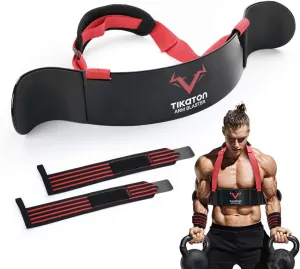 Arm Blaster with Wrist Wraps for Biceps & Triceps, Adjustable