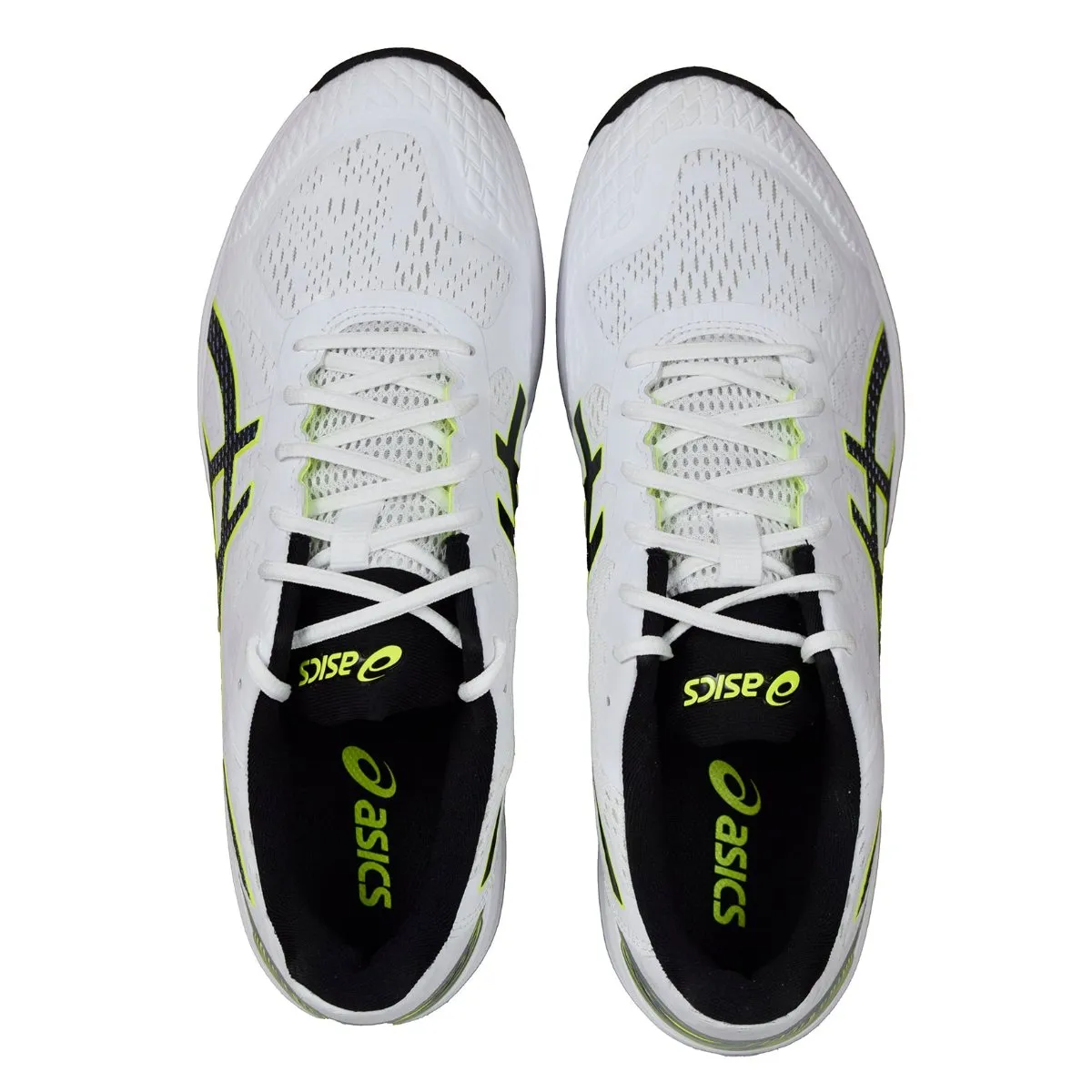 Asics Strike Rate FF White Black Cricket Shoes Size