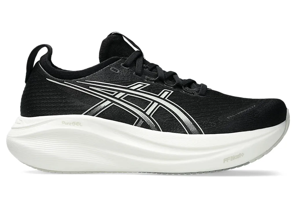 Asics Women's GEL-NIMBUS 27 Running Shoes in Black/Lake Grey