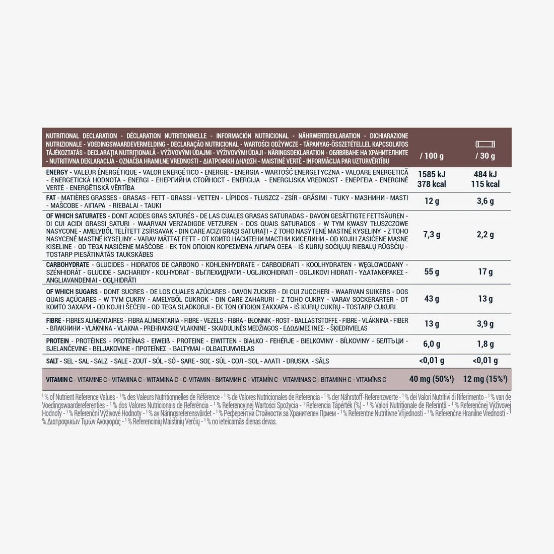 Barres de dattes énergétiques bio et sans gluten cacao x6