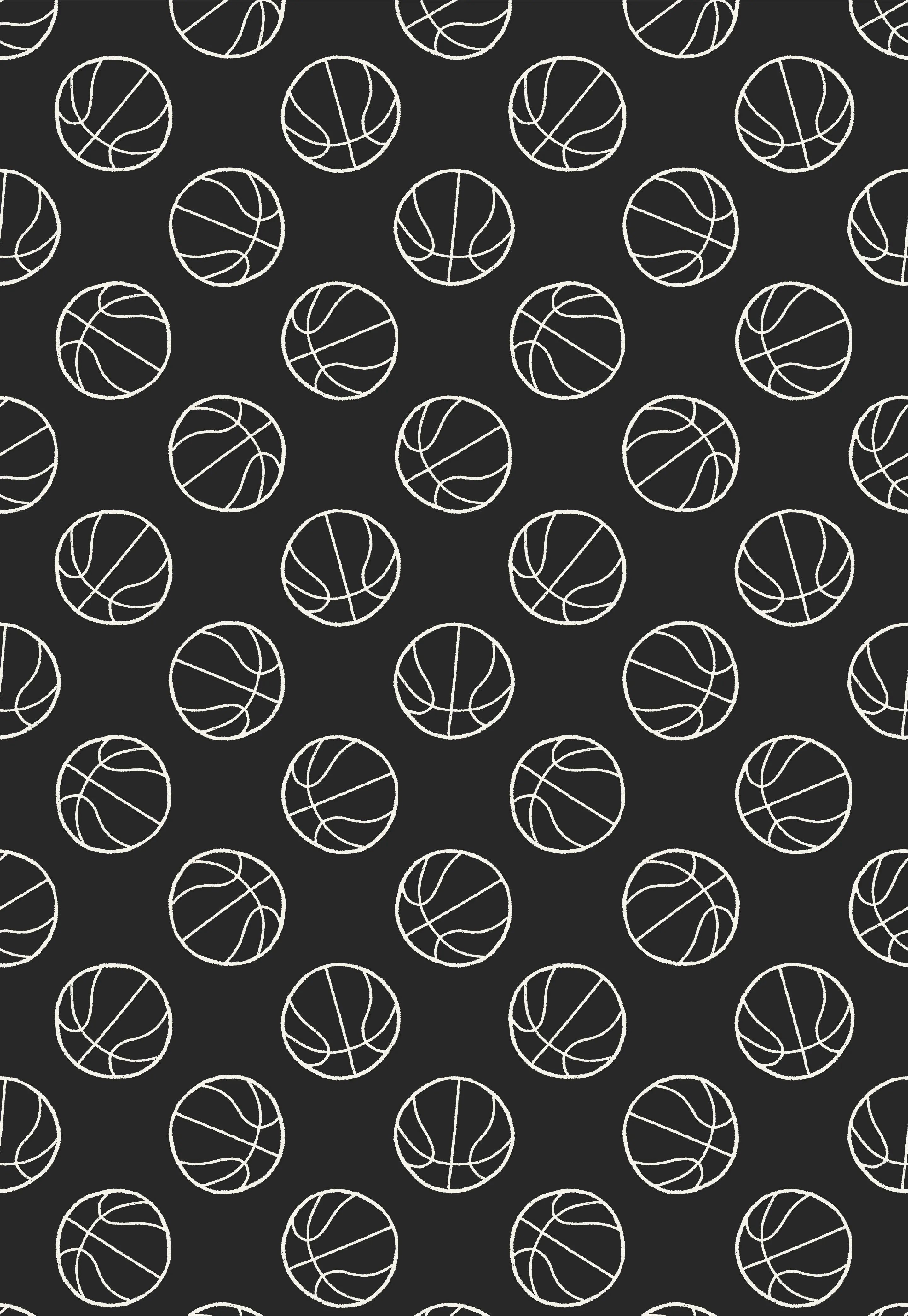 Basketball Doodle Teen/Adult Swaddle