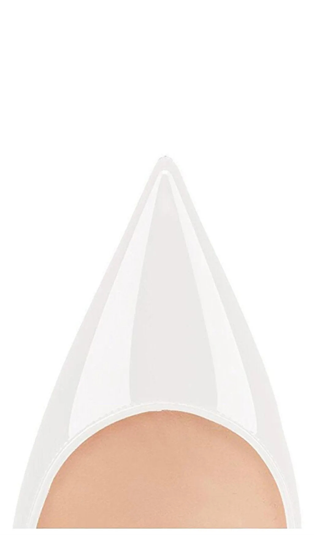 BerryBetty - WHITE STILETTO HIGH HEEL SHOES