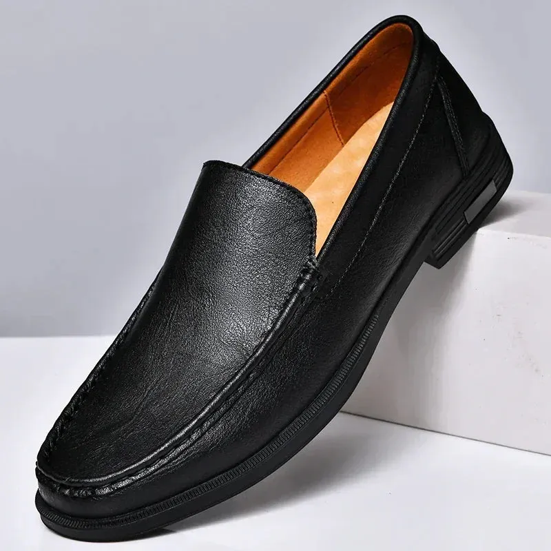Bexley Leather Slip On Shoes