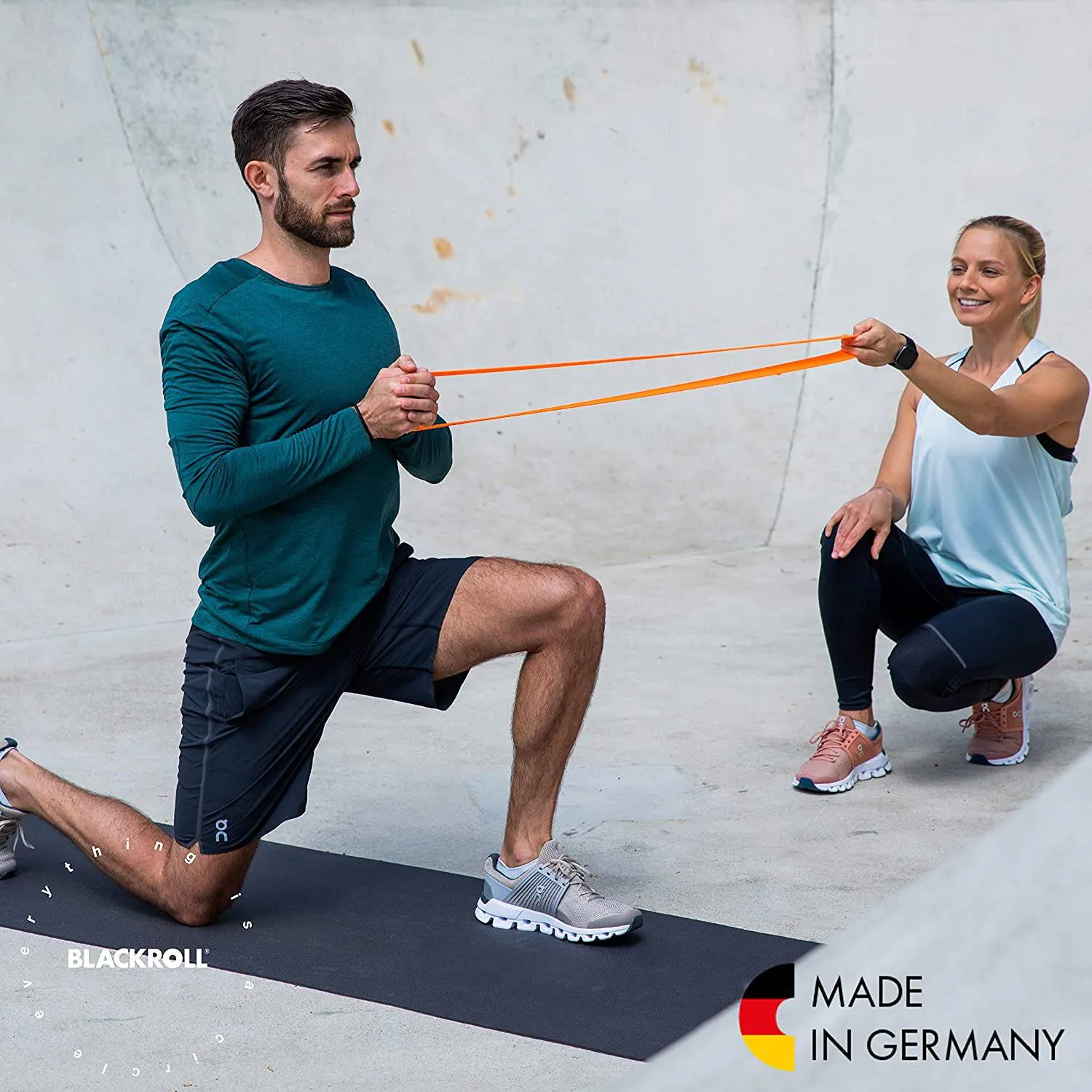 BLACKROLL - Super Band, Long Bands for Working Out, Resistance Bands for Legs and Glutes, Workout Bands for Stretching and Exercise, Booty Bands for Home Gym Equipment