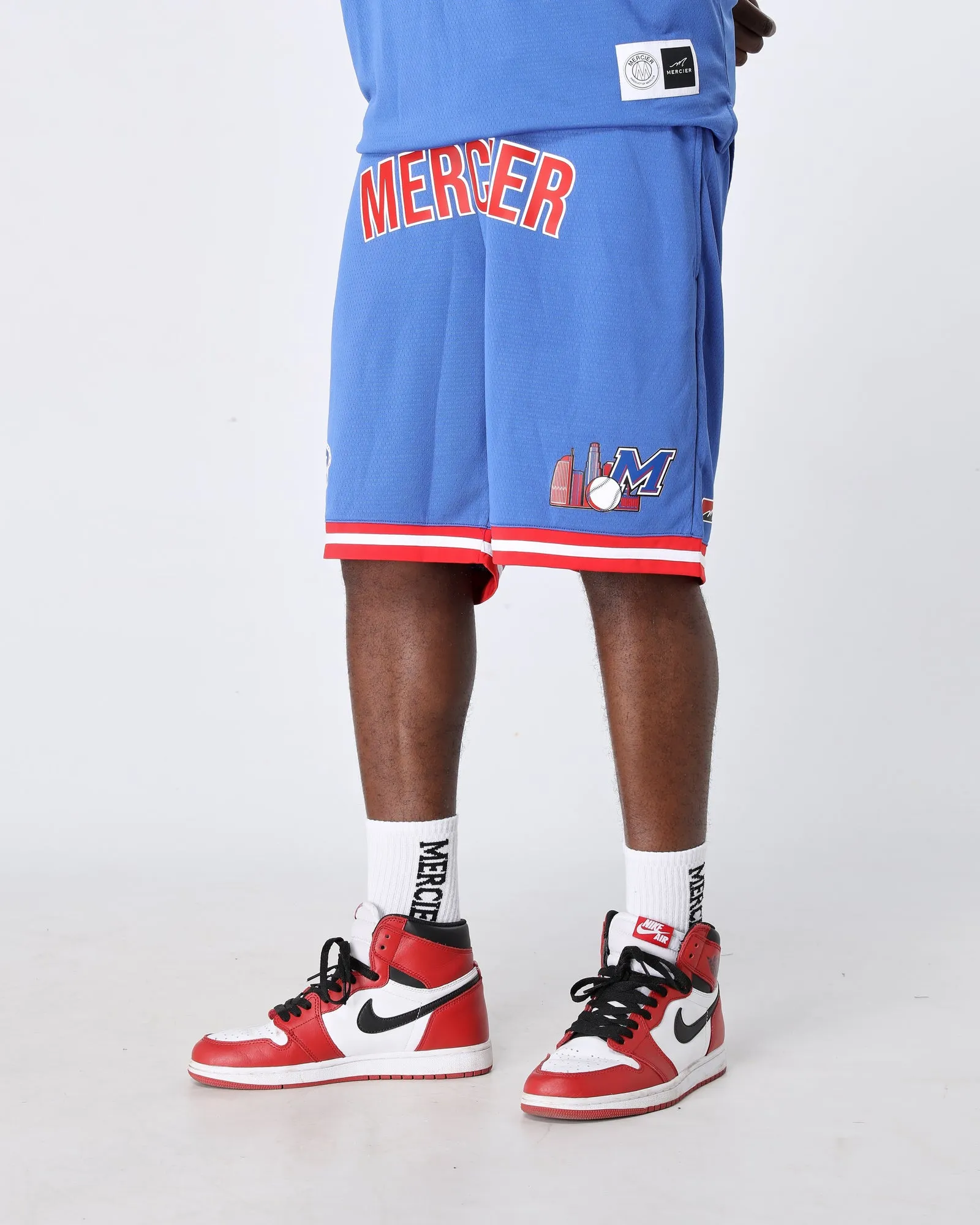 Blue Crawford Basketball Shorts