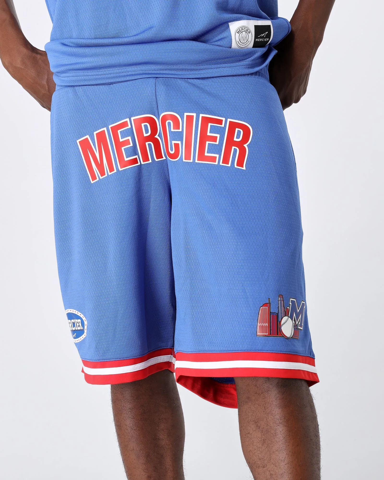 Blue Crawford Basketball Shorts