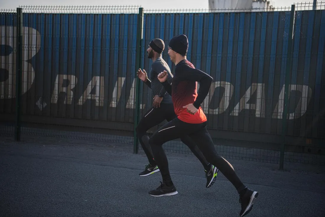 Bonnet running seamless adulte- kiprun noir