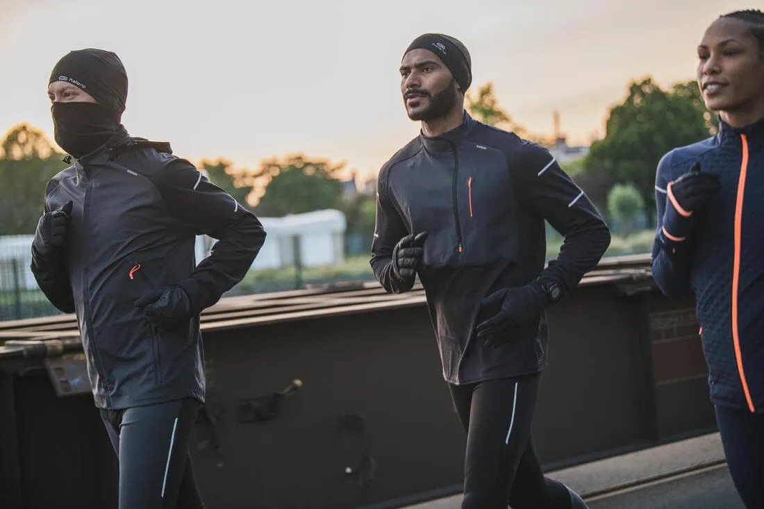 Bonnet running seamless adulte- kiprun noir