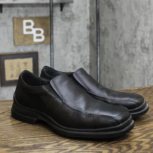 Bostonian Mens Nonstop Waterproof Slip On Loafer Dress Shoes Black 10M