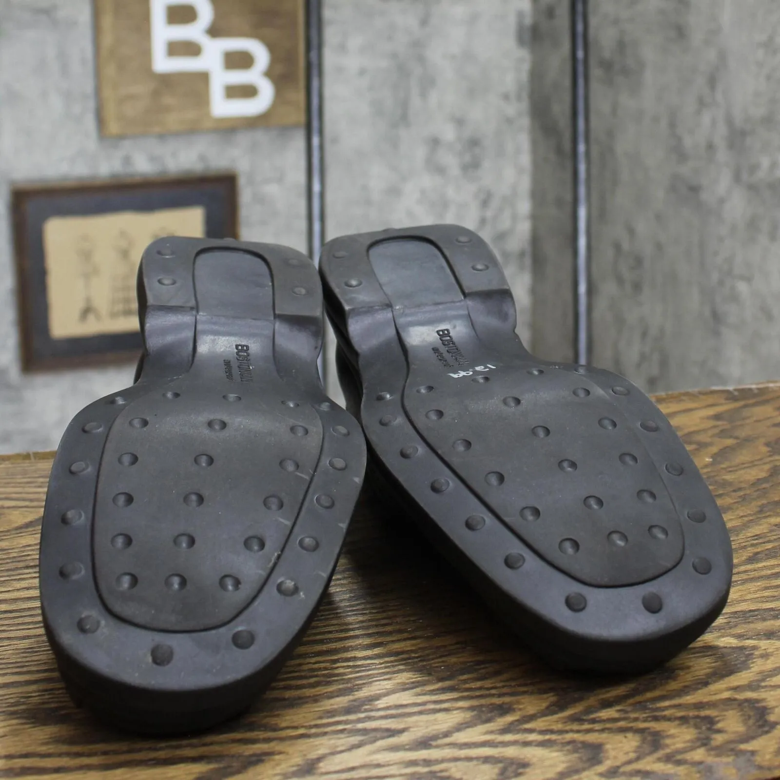 Bostonian Mens Nonstop Waterproof Slip On Loafer Dress Shoes Black 10M