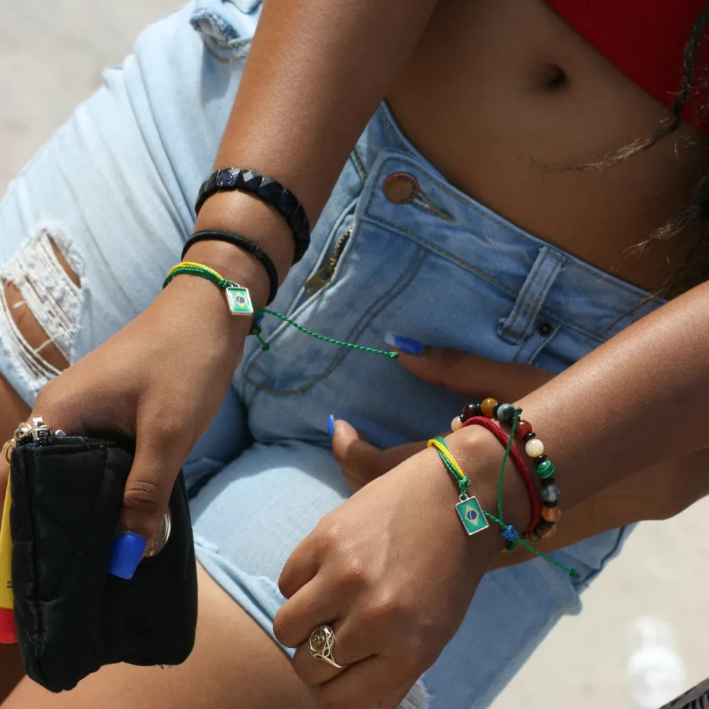 Brazilian Friendship Bracelet Brazil Flag Style
