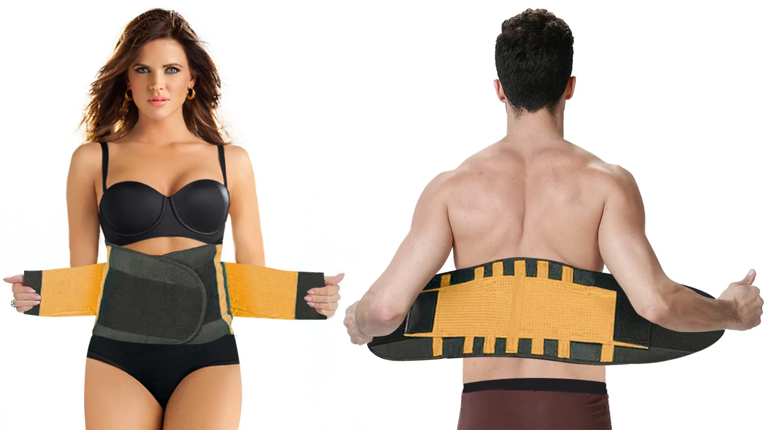 Breathable Back Support Pain Relief Double Compression Waist Belt