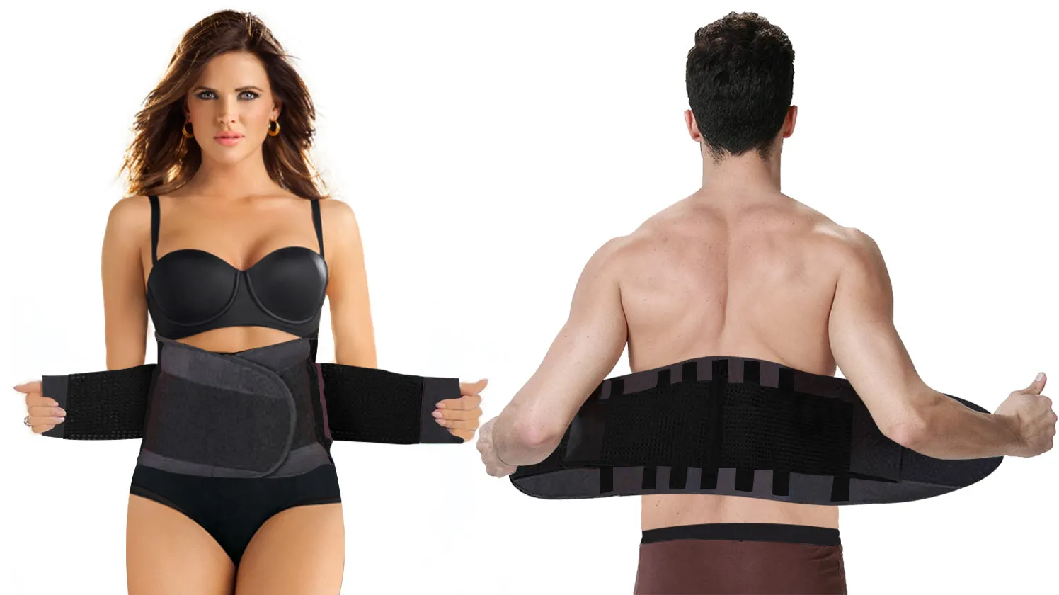 Breathable Back Support Pain Relief Double Compression Waist Belt