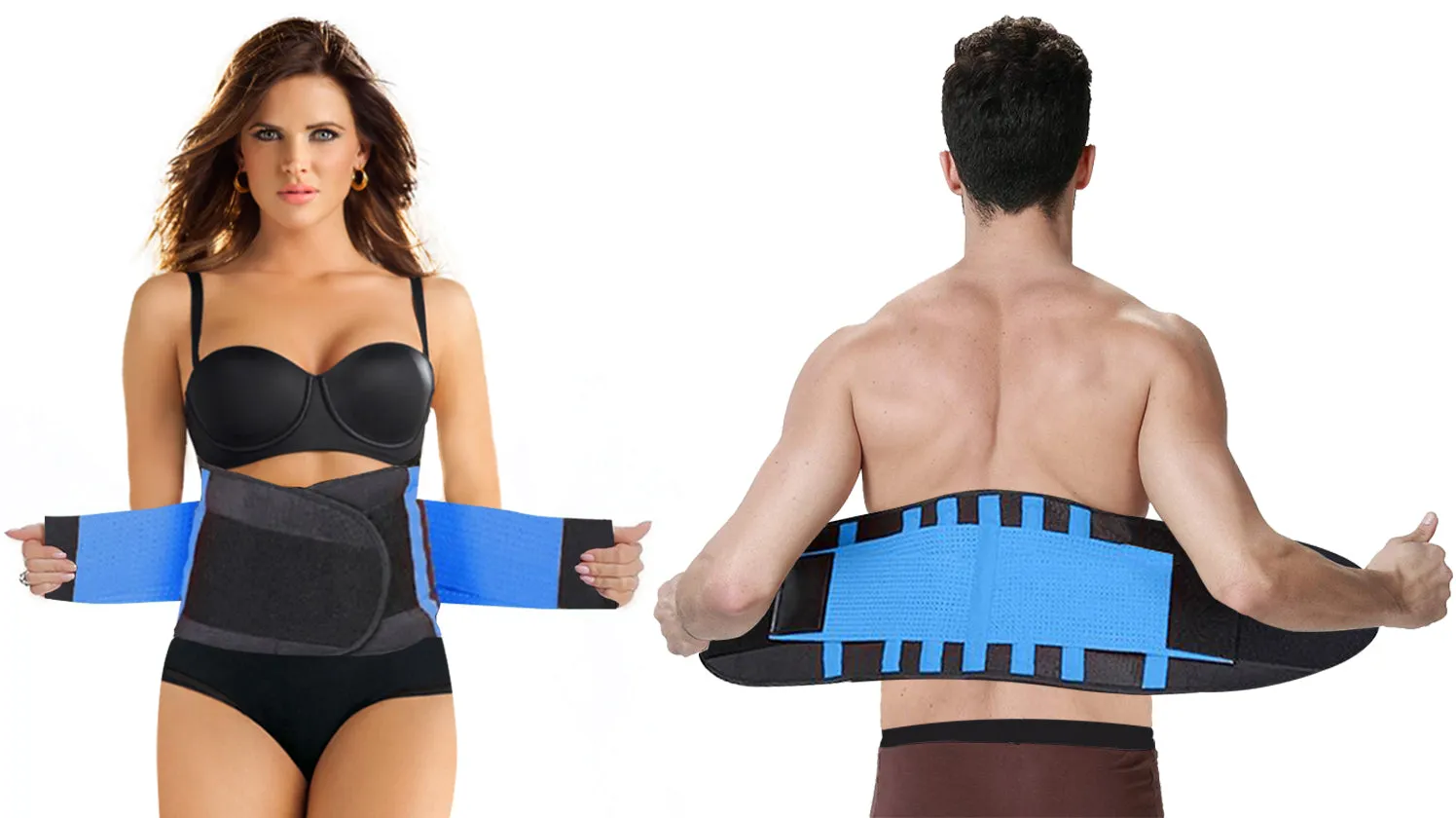 Breathable Back Support Pain Relief Double Compression Waist Belt