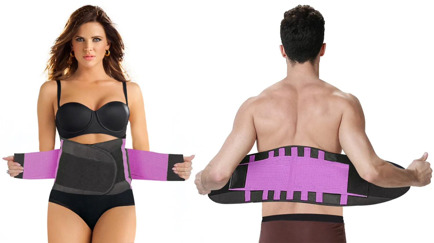 Breathable Back Support Pain Relief Double Compression Waist Belt