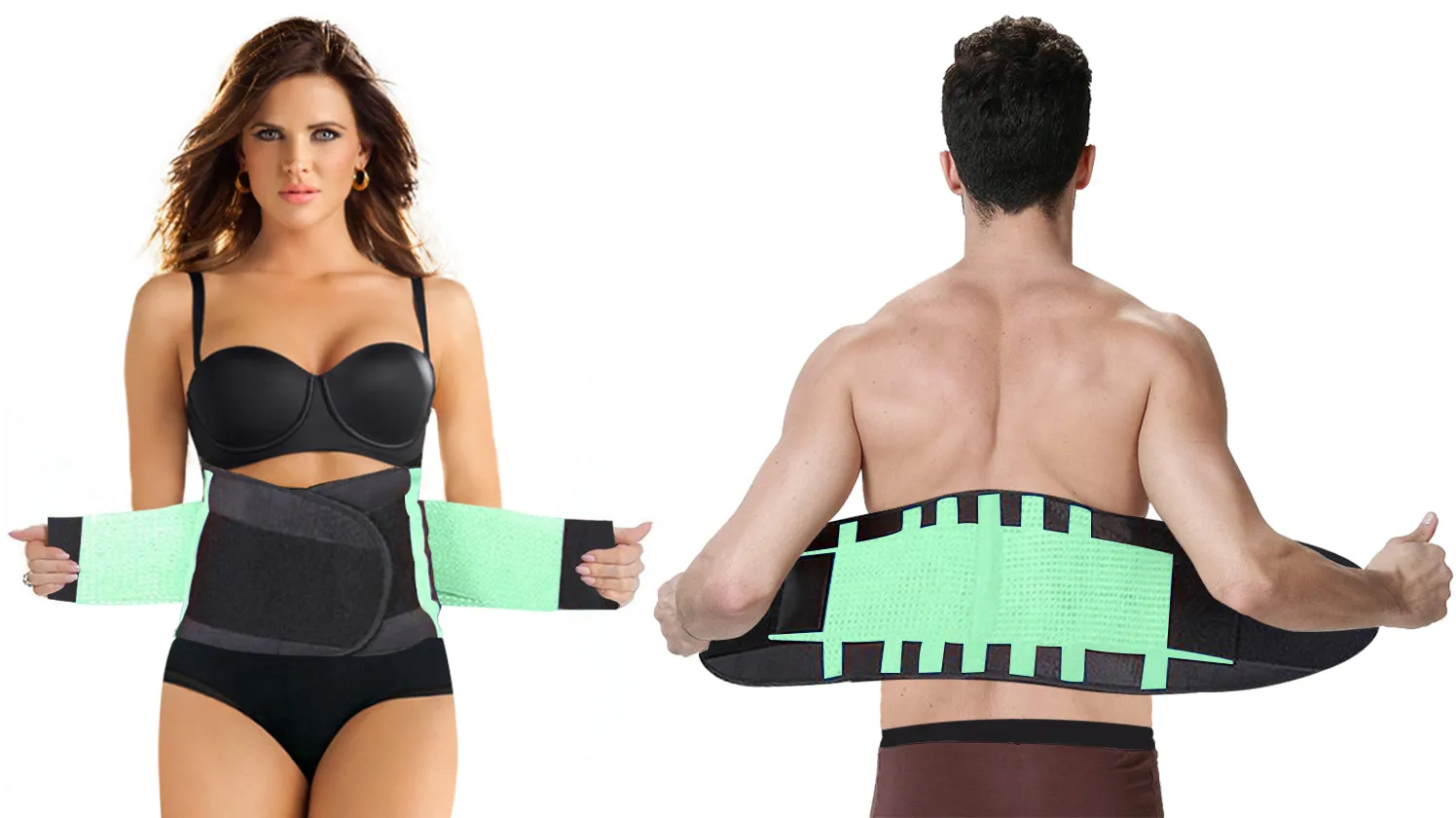Breathable Back Support Pain Relief Double Compression Waist Belt