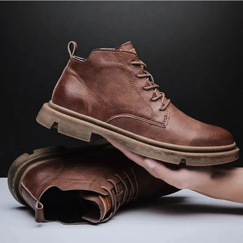 BritStyle - Britische Knöchel-Plateau Outdoor-Schuhe