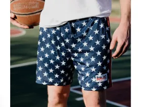 Burlebo Mesh Shorts - Patriotic