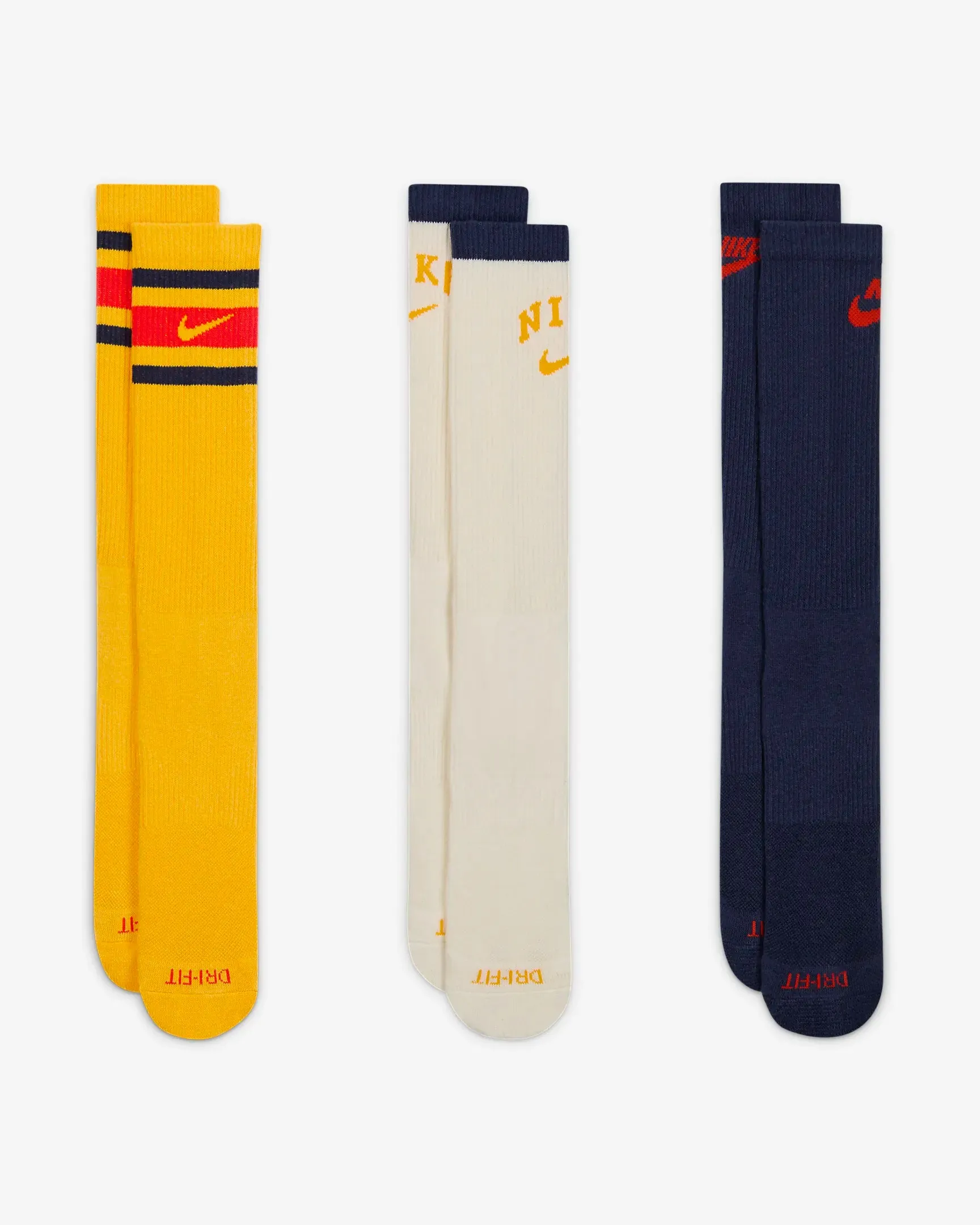 CALZE NIKE TRIPLA CUSHIONED SOCKS CALZA CROSSFIT 3 PAIA COLORATE