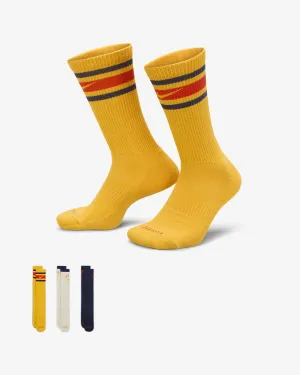 CALZE NIKE TRIPLA CUSHIONED SOCKS CALZA CROSSFIT 3 PAIA COLORATE