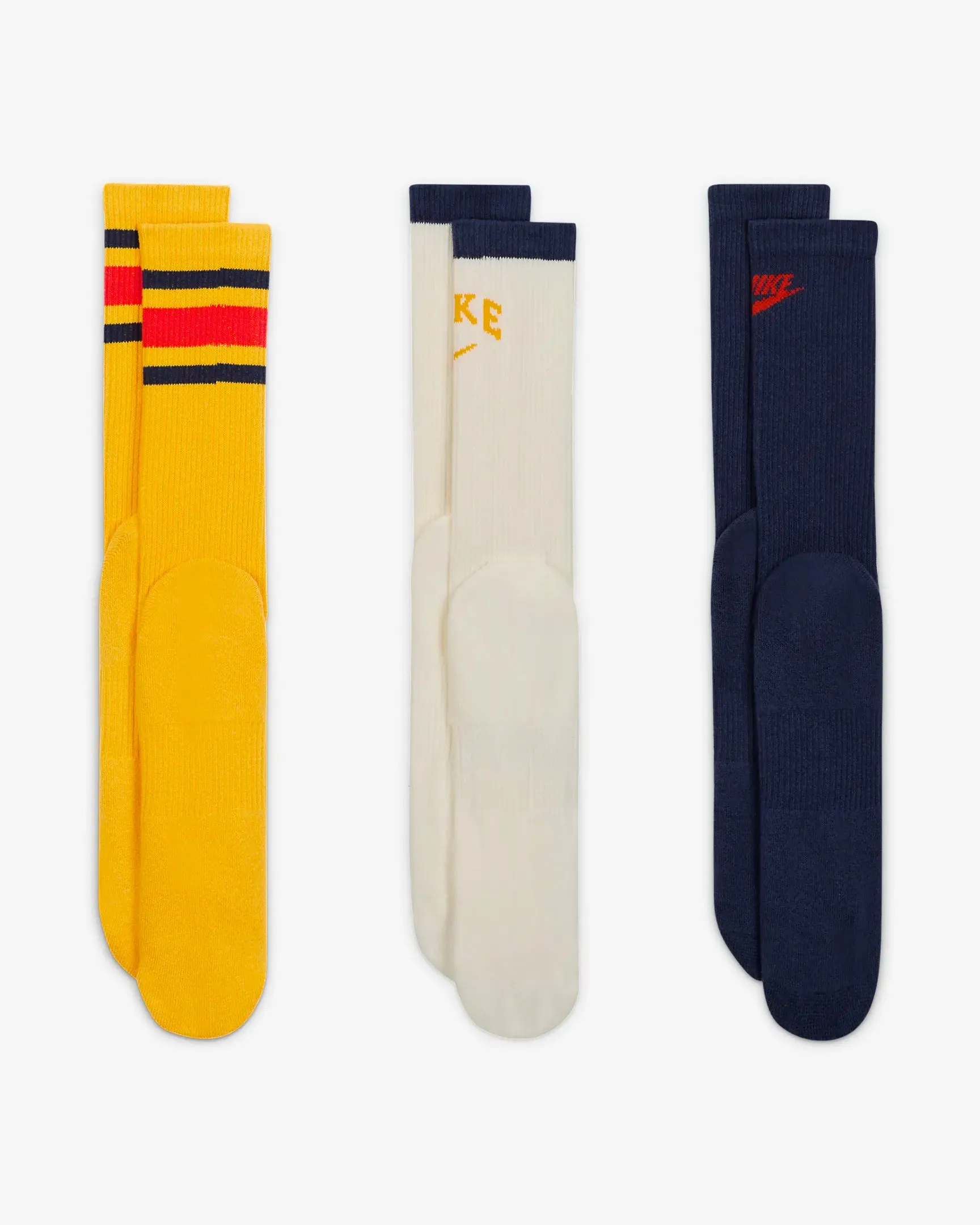CALZE NIKE TRIPLA CUSHIONED SOCKS CALZA CROSSFIT 3 PAIA COLORATE
