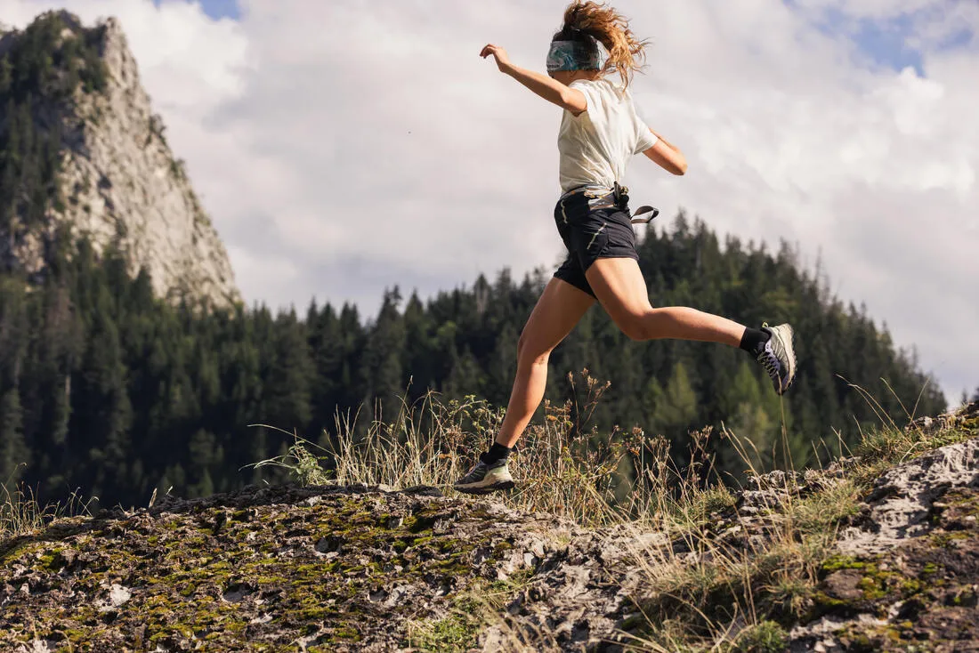 CEINTURE HYDRATATION TRAIL RUNNING - PORTE BÂTONS - POCHE TÉLÉPHONE IMPERMÉABLE