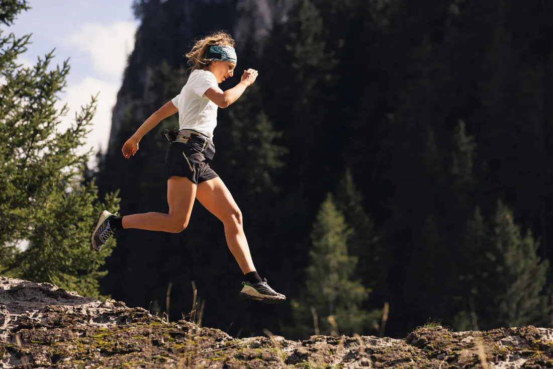 CEINTURE HYDRATATION TRAIL RUNNING - PORTE BÂTONS - POCHE TÉLÉPHONE IMPERMÉABLE