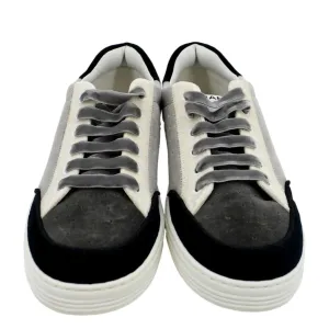 CHANEL Velvet Multicolor Sneakers Size 39