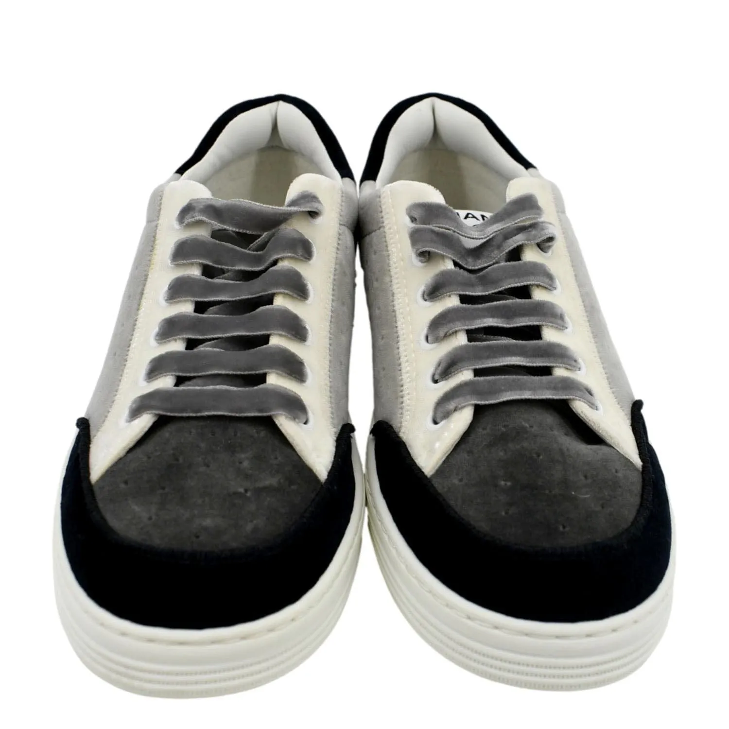 CHANEL Velvet Multicolor Sneakers Size 39