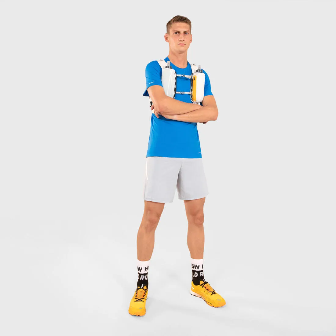 CHAUSSETTES DE RUNNING RUN900 EPAISSES MI-MOLLET