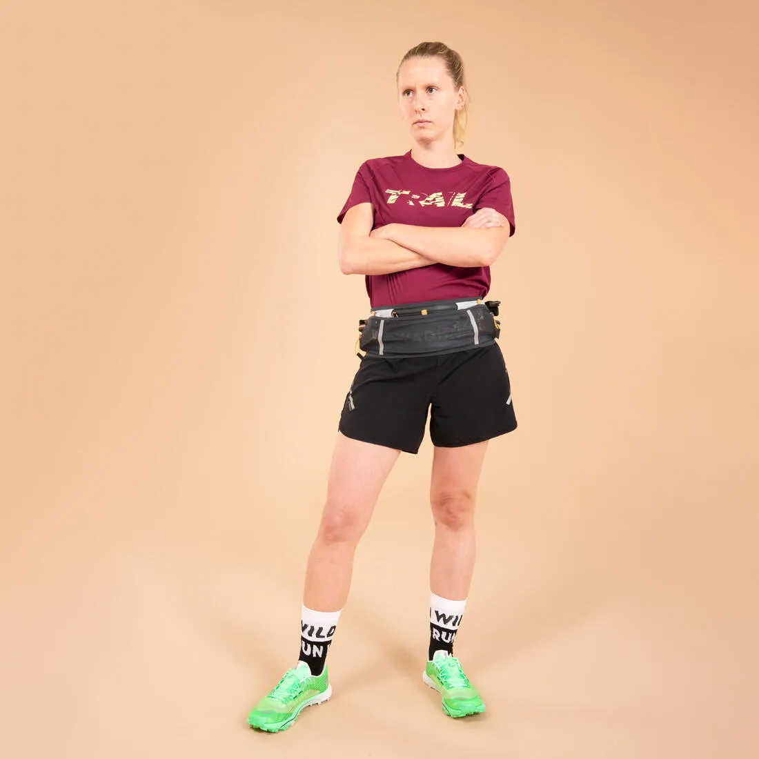CHAUSSETTES DE RUNNING RUN900 EPAISSES MI-MOLLET