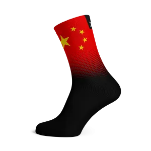 China Flag Socks