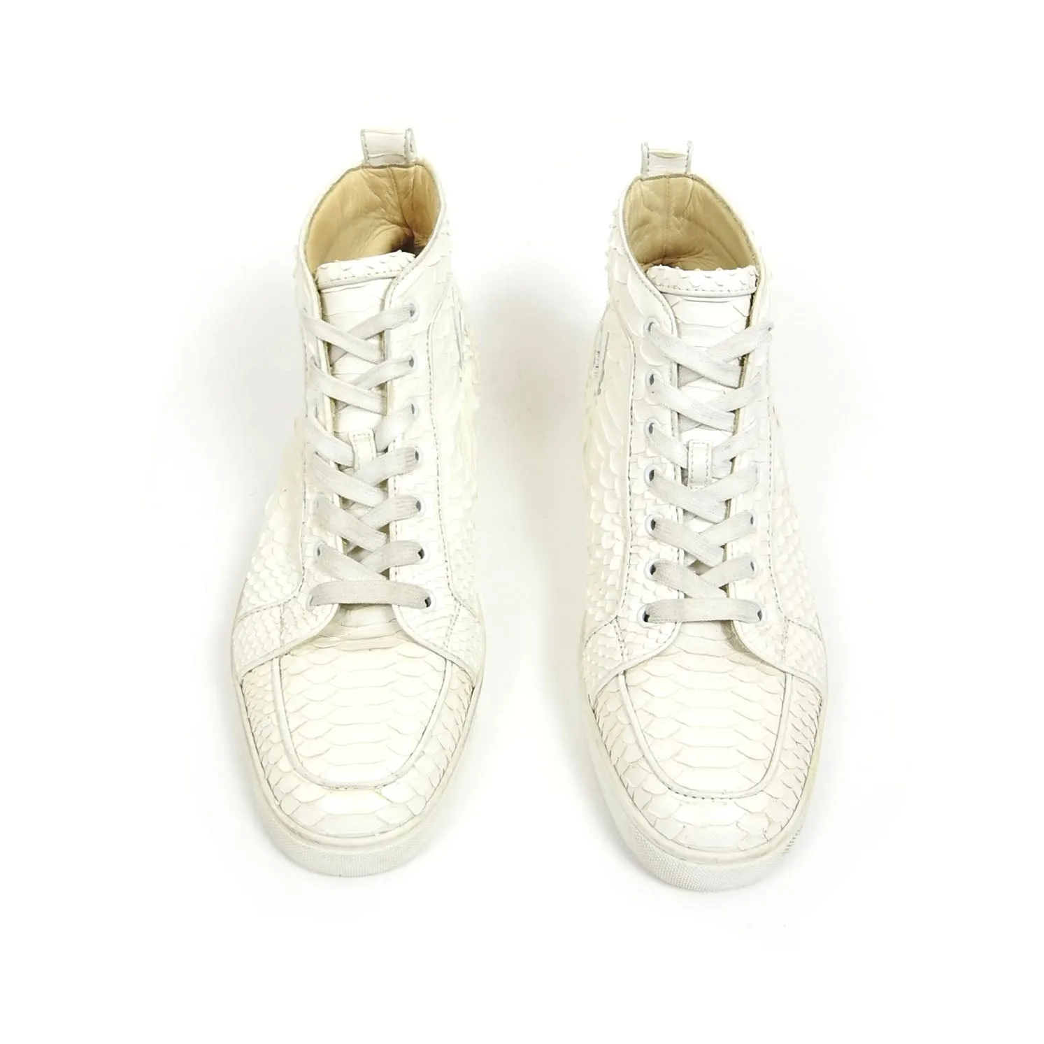 Christian Louboutin Python High Top Sneakers Size 43